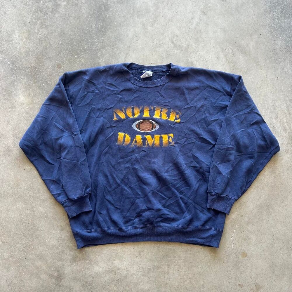 Champion Men's Navy and Blue Sweatshirt